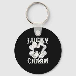 Porte-clés Leaf Lucky Charm French Bulldog St Patrick's Day