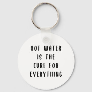 Porte-clés L'eau chaude est le remède à tout