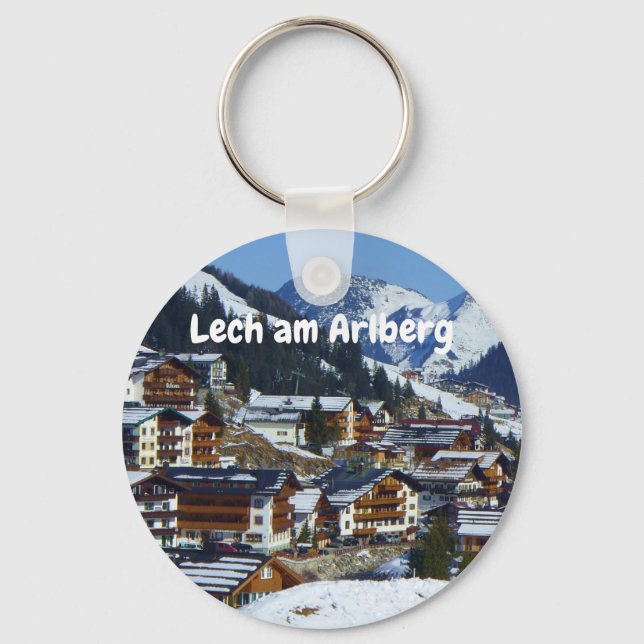 Porte-clés Lech am Arlberg en Autriche Souvenir (Recto)
