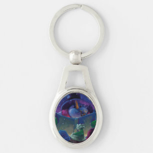 Porte-clés Lecture hivernale