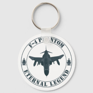 Porte-clés Légendaire avion de chasse fantôme F-4