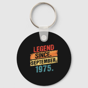 Porte-clés Légende 1975 Cadeaux d'anniversaire 50 ans pour ho