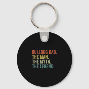 Porte-clés Légende Mythe Homme Papa Chien Vintage