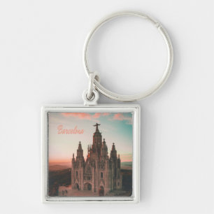 Porte-clés L'église de Barcelone