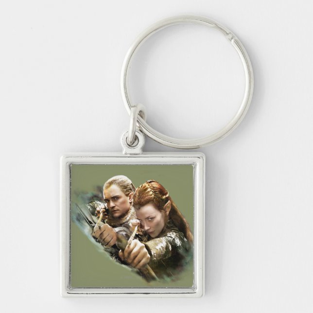 Porte-clés LEGOLAS GREENLEAF™ et TAURIEL™ Graphic (Devant)