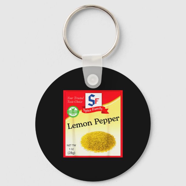 Porte-clés Lemon Pepper Condiment Costume Holiday Sce Costume (Recto)