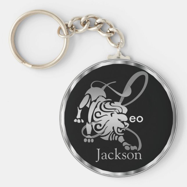 Porte-clés Leo ♌ le lion - Signe zodiaque (Devant)