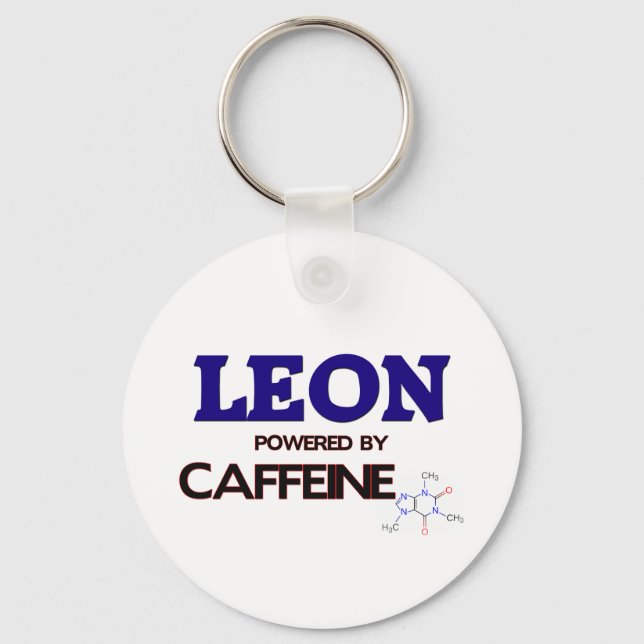 Porte-clés Leon alimenté par la caféine (Recto)