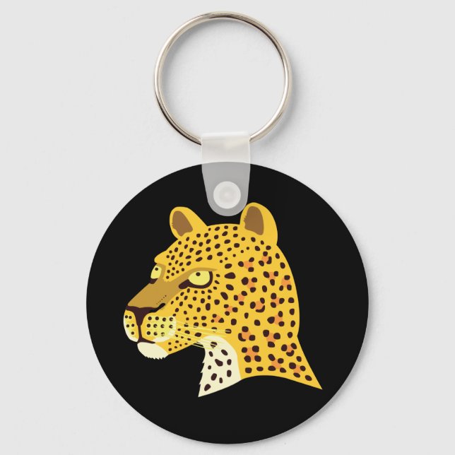 Porte-clés Leopard tacheté (Recto)