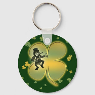 Porte-clés Leprechaun irish shamrock porte - clés