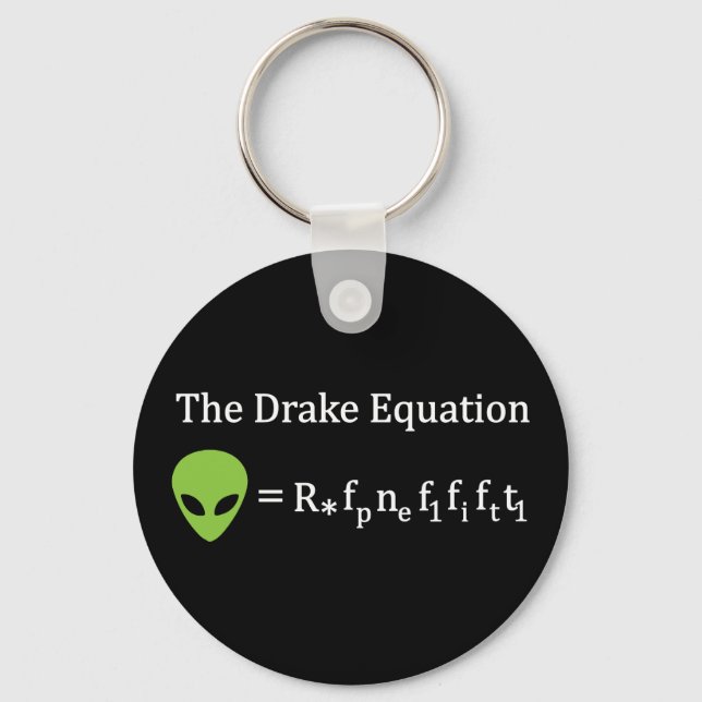 Porte-clés L'équation Drake (Recto)