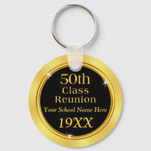 Porte-clés Les 50e fêtes de la Réunion de Black, Gold et bon