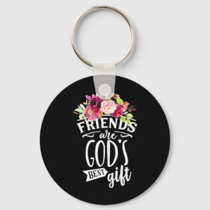 Porte-clés Les amis sont Dieu meilleur cadeau