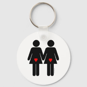 Porte-clés Les amoureux lesbiennes