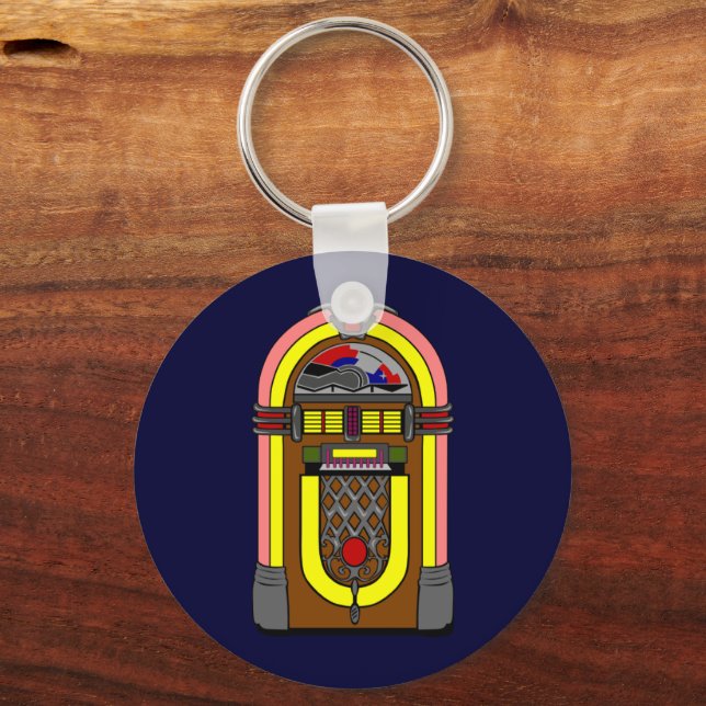 Porte-clés 'les années 50 Jukebox (Recto)
