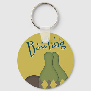 Porte-clés les années 50 Retro Bowling