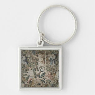 Porte-clés Les bûcherons, atelier de Tournai