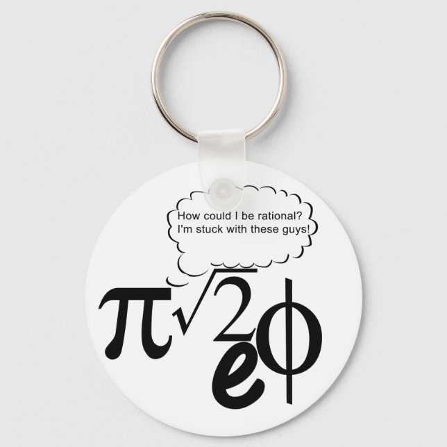 Porte-clés Les Buddies irrationnels (Recto)