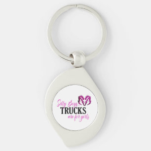 Porte-clés Les camions de garçons stupides sont pour les fill