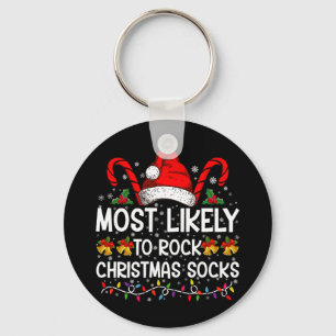 Porte-clés Les Chaussettes De Noël Les Plus Susceptibles D'Ar