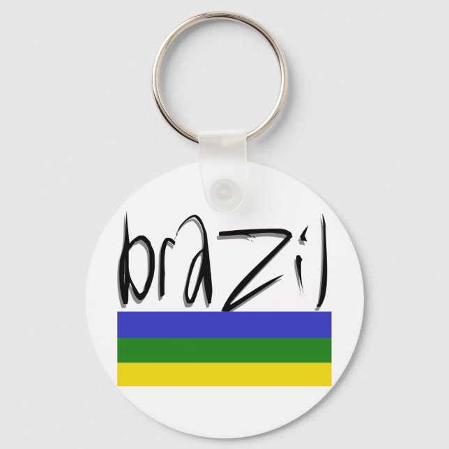 Porte-clés Les couleurs du Brésil ! (Recto)