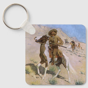 Porte-clés Les cow-boys militaires vintages, le scout de Remi