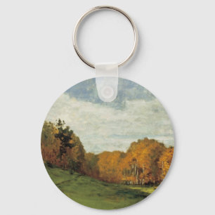 Porte-clés Les cueilleurs de bois au bord de la forêt