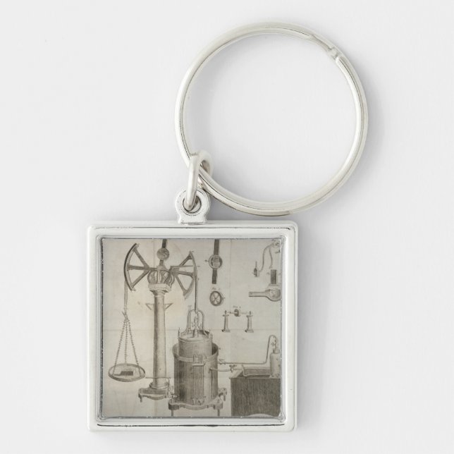Porte-clés Les éléments de Chemistry (Devant)
