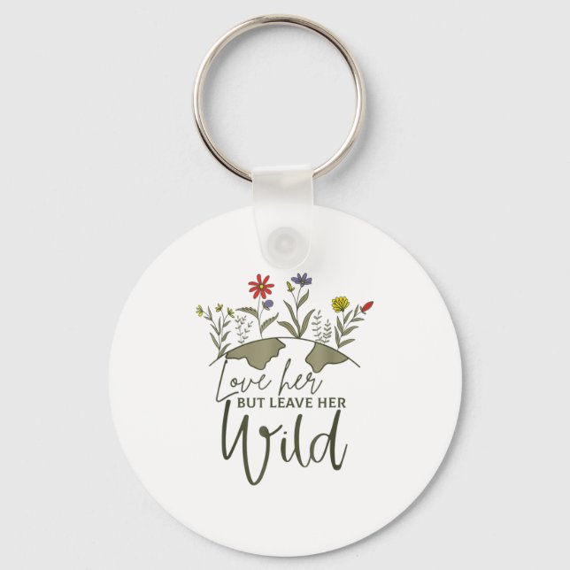 Porte-clés Les Femmes L'Aiment Mais Laissent Ses Fleurs Sauva (Recto)