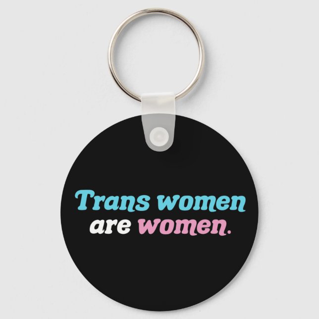 Porte-clés Les femmes trans sont des femmes (Recto)