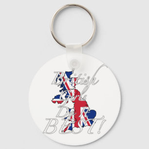 Porte-clés Les Filles Britanniques Le Font Mieux !