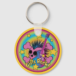 Porte-clés Les filles Rock Skull & Crossbones