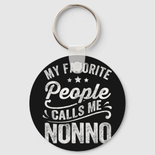 Porte-clés Les gens favoris m'appelle Nonno Mère's Day Cadeau