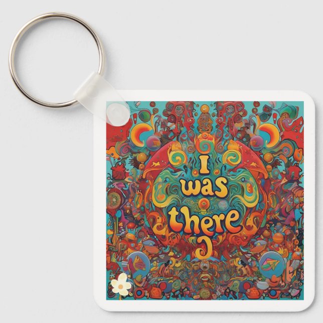 Porte-clés "Les hippies" (Recto)