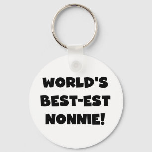 Porte-clés Les meilleurs cadeaux Nonnie du monde de Black Tex
