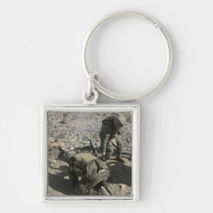 Porte-clés Les mortiers couvrent leurs oreilles et évitent le