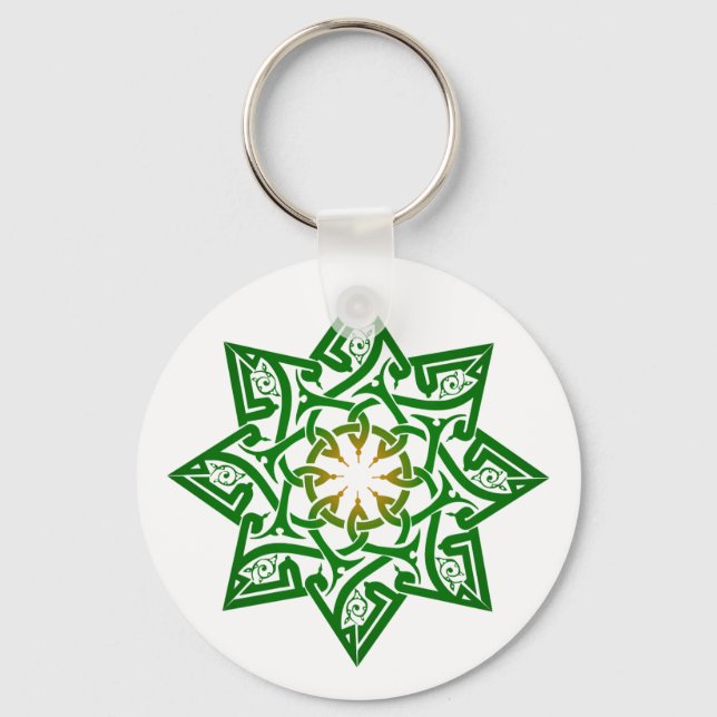 Porte-clés Les motifs de brevet sont l'arabe (Recto)