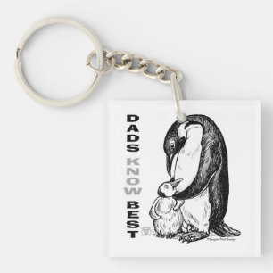 Porte-clés Les papas connaissent mieux