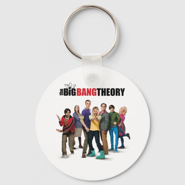 Porte-clés Les personnages de la théorie du Big Bang (Recto)