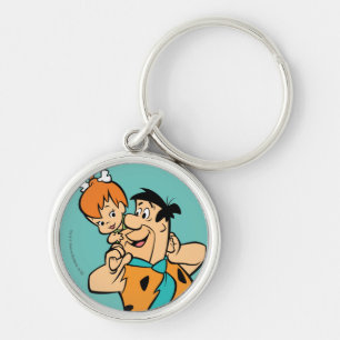 Porte-clés Les Pierrafeu   Fred & Pebbles Flintstone
