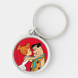 Porte-clés Les Pierrafeu   Wilma Kissing Fred