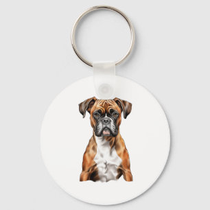 Porte-clés Les potes de boxer les mignons dessins pour chien 