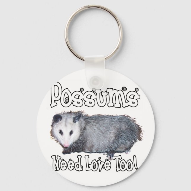 Porte-clés Les Sommes Possum ont aussi besoin d'amour (Recto)
