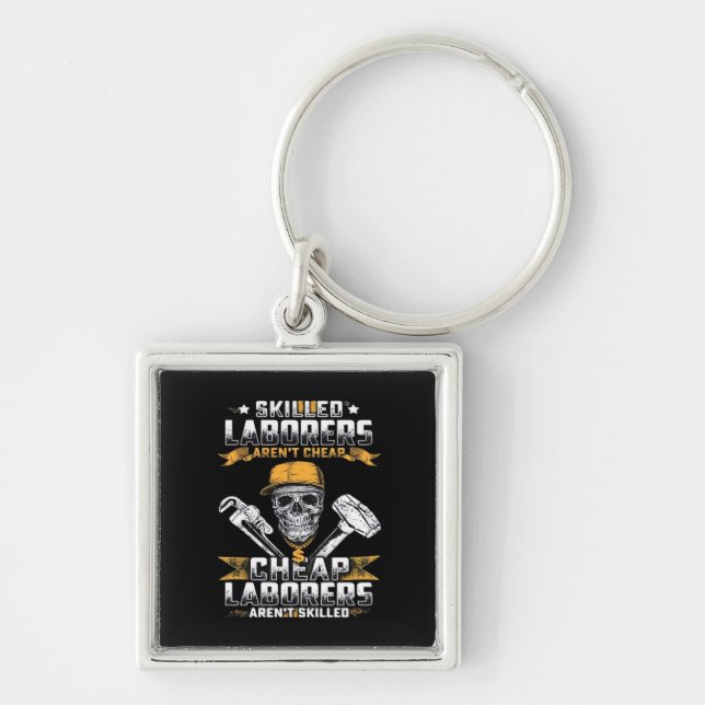 Porte-clés Les travailleurs qualifiés ne sont pas essentiels  (Devant)