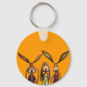 Porte-clés Les trois maux