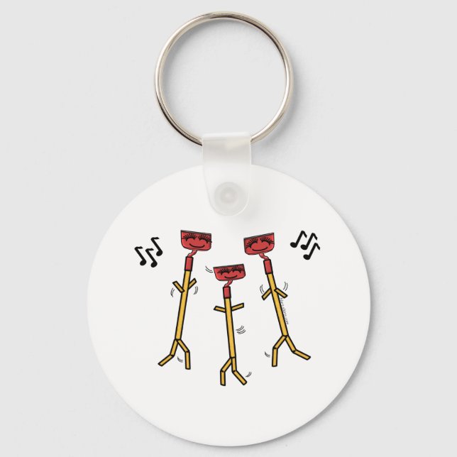 Porte-clés Les trous de danse (Recto)