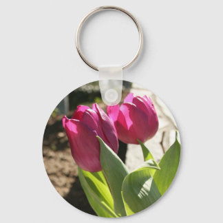 Porte-clés Les tulipes de mère