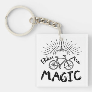 Porte-clés Les vélos sont magiques