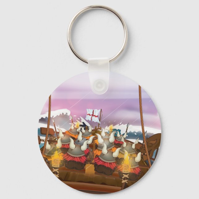 Porte-clés Les Vikings (Recto)