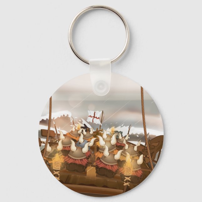 Porte-clés Les Vikings (Recto)